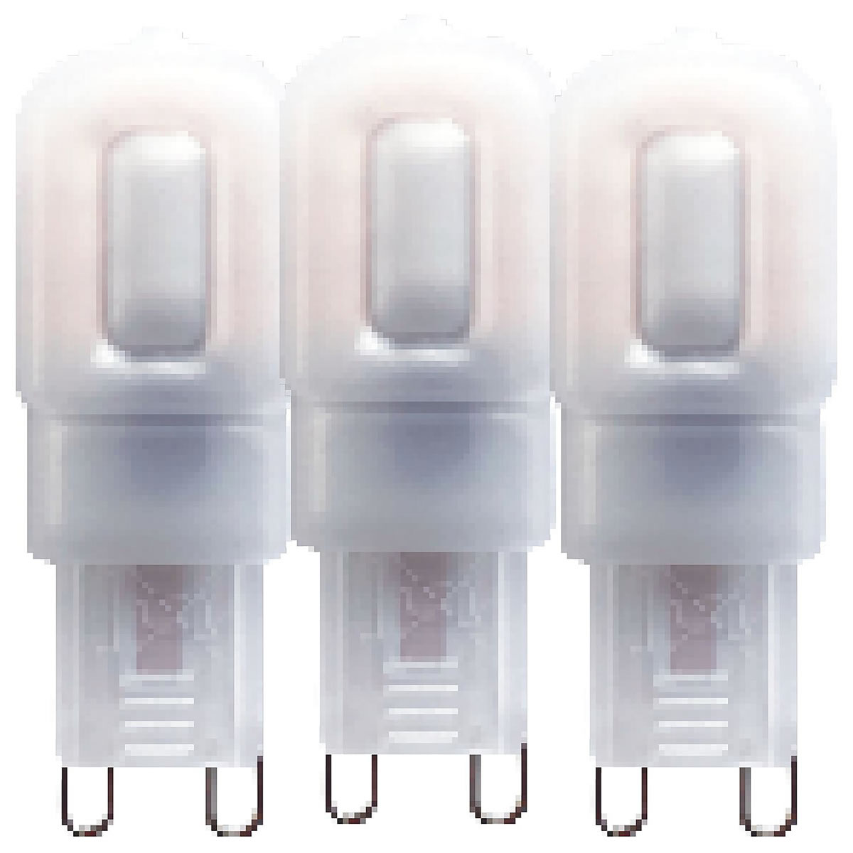 LED's light LED SMD Leuchtmittel - Kapsel G9, 2.5W, 2700K, Gefrostet, 270° - 3er Pack - 240 lm