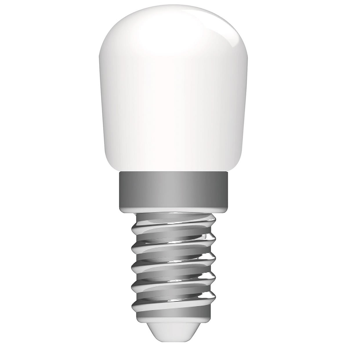 LED's light LED SMD Leuchtmittel - Kühlschrank T26, E14, 2W, 2700K, Opal, 280° - 180 lm