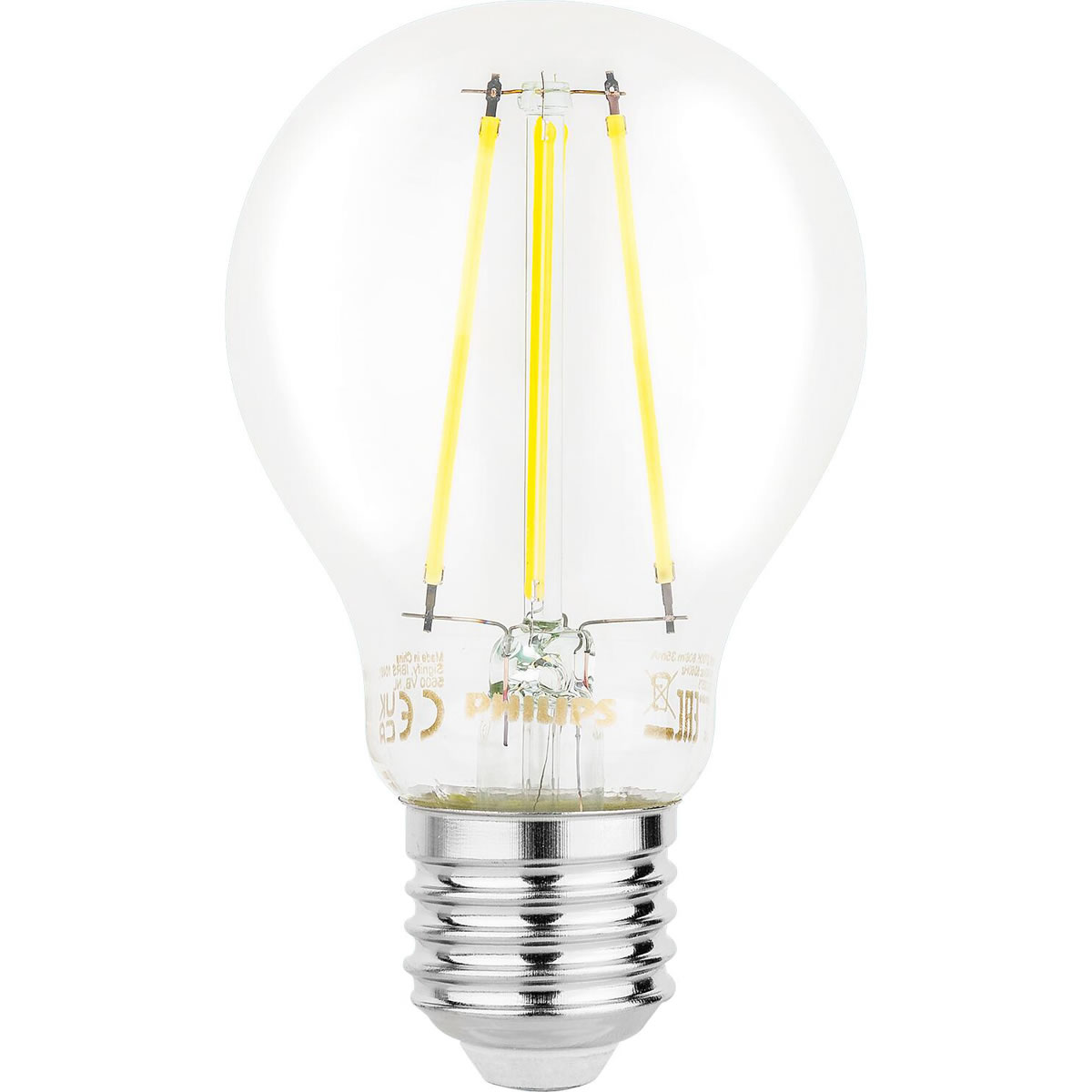 Philips MASTER Value LEDbulb LED-Leuchtmittel, E27, 5,9-60W, A60, 927 klar Glas - 806 lm