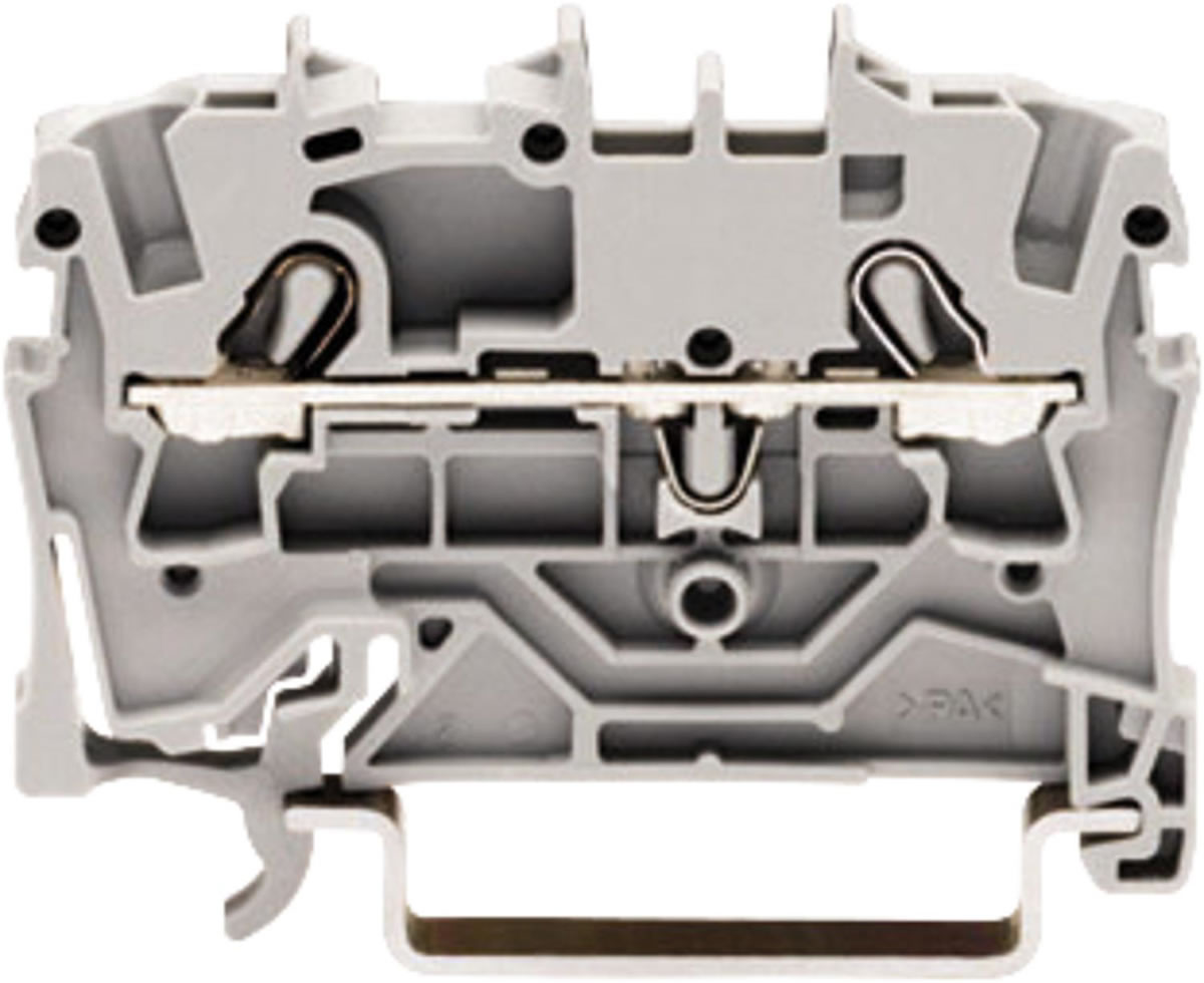 2-Leiter-Reihenklemmen grau, 2002 - 0,25 - 2,5 (4) mm²