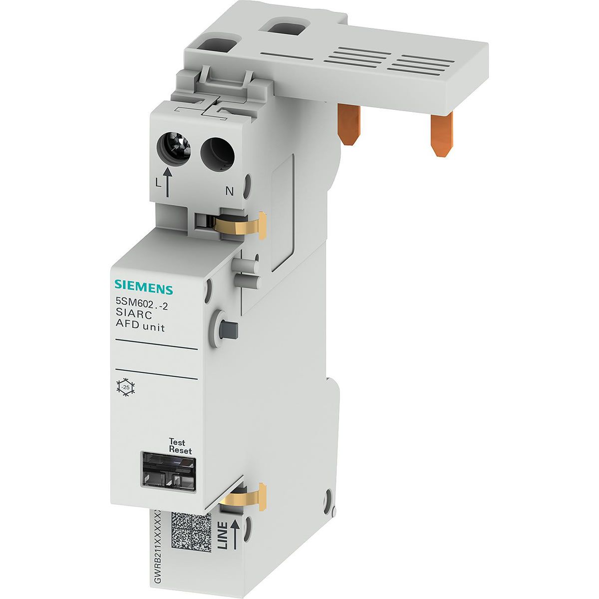 Brandschutzschalter-Block Siemens, bis 16A, für FI/LS-Schalter, 5SM6021-2