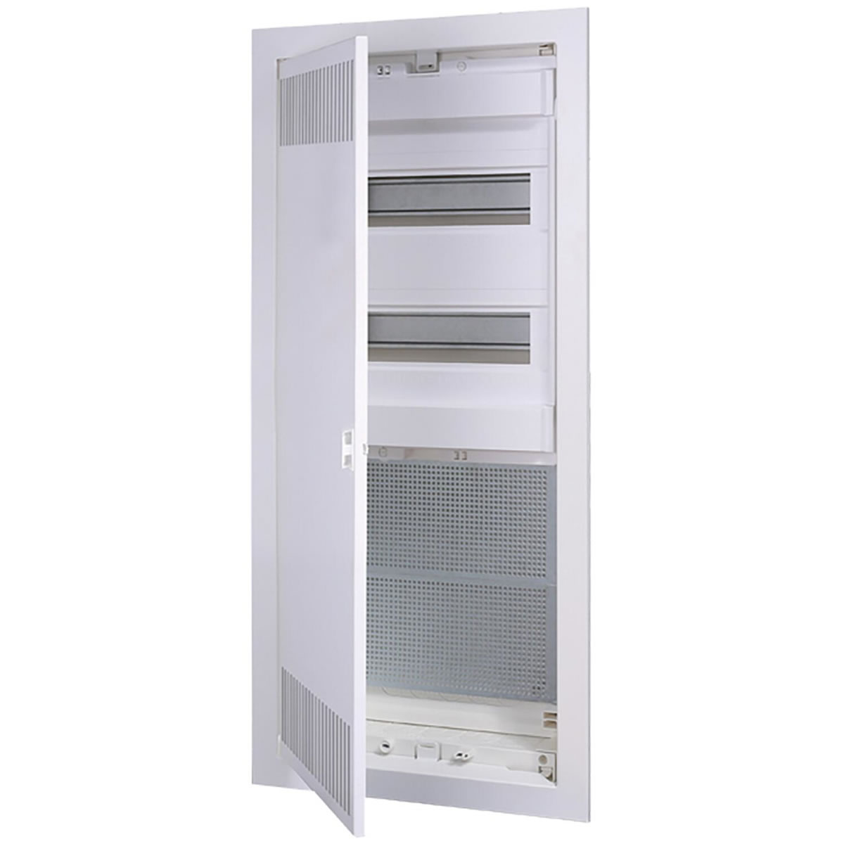 ETI Unterputz Kleinverteiler Multimedia, ECG56HCOMBO2/2-I - 4-reihig - 2x 12 + 2