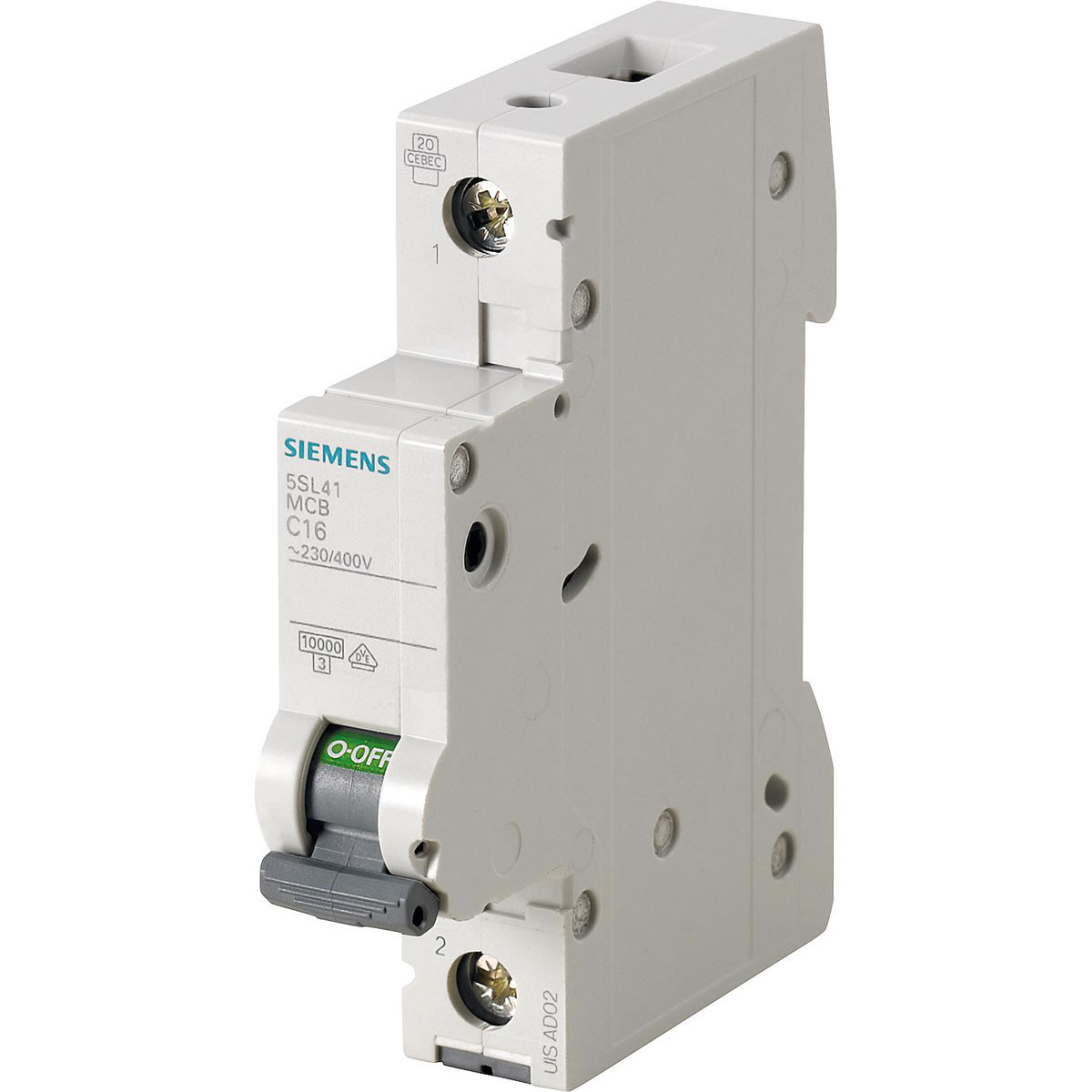 Leitungsschutzschalter Siemens, 10KA, 1-polig, B10A, 5SL4110-6