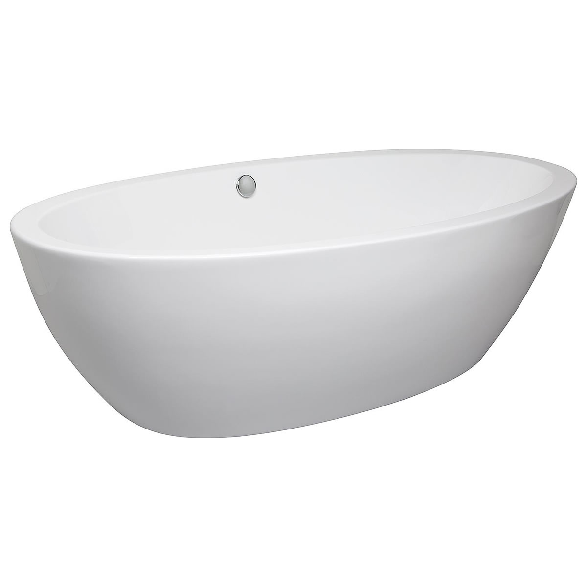 Badewanne Eimo 1900 x 600 x 940 mm freistehend, Inhalt 275 l, Acryl, weiß - 93 062 21