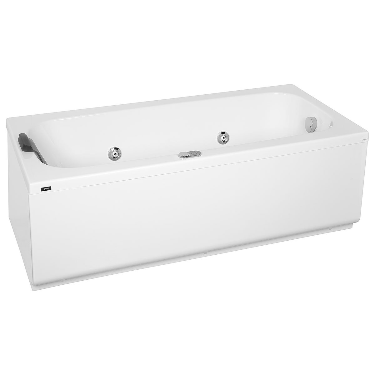 Whirlpool Pop 1700 Combisystem 4 Massage-, 12 Airpool-, 2 Fuß-, 1 Rücken-Düsen, 1700 x 435 x 750 mm - 93 160 00