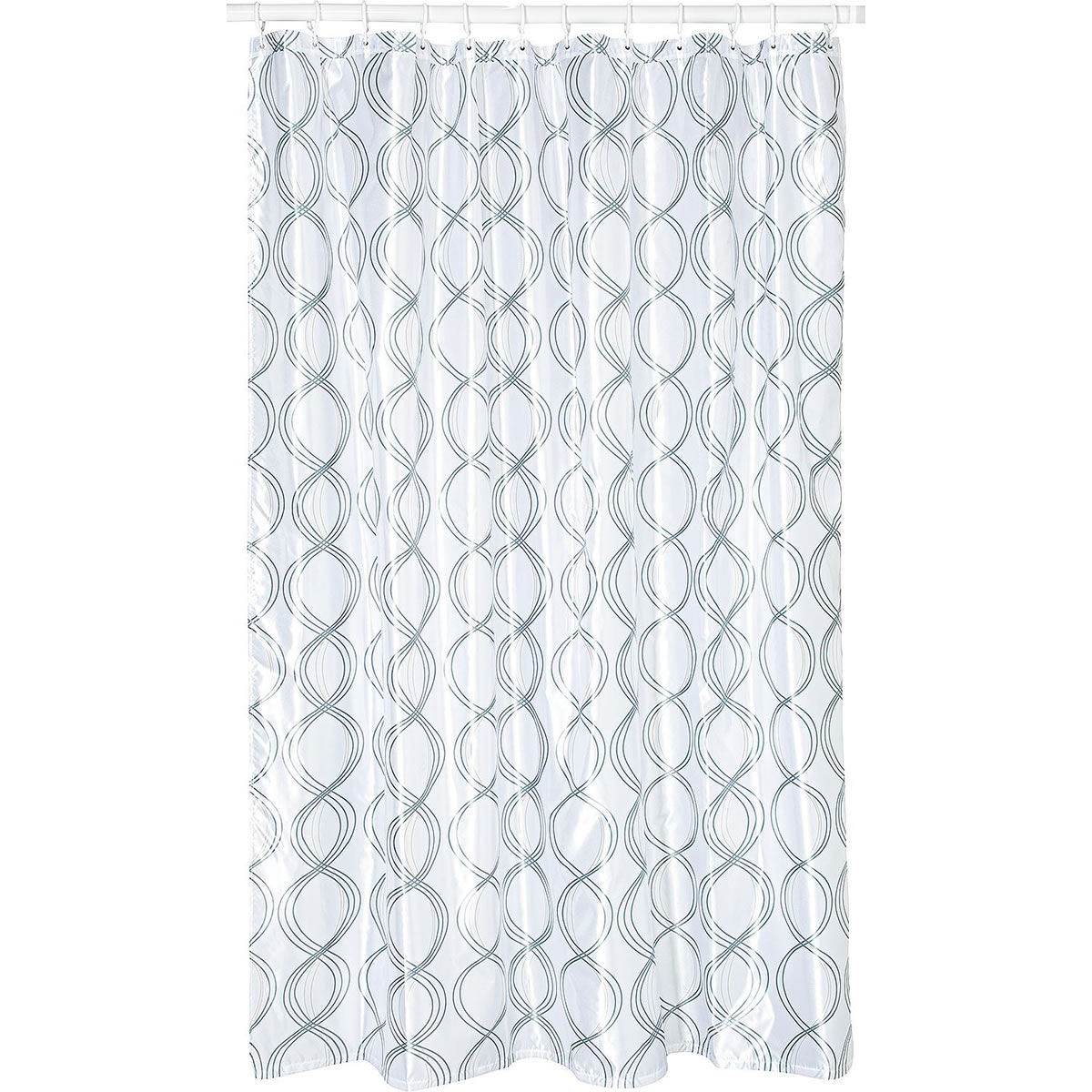 Duschvorhang Classy, weiß, 12 Ösen, 1.800 x 2.000 mm - 93 171 21
