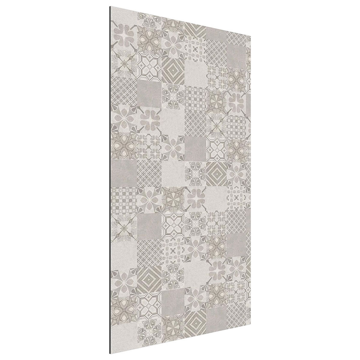 Duschrückwand Vintage Fliesen grau 1250 x 2500 x 3 mm - 93 228 34
