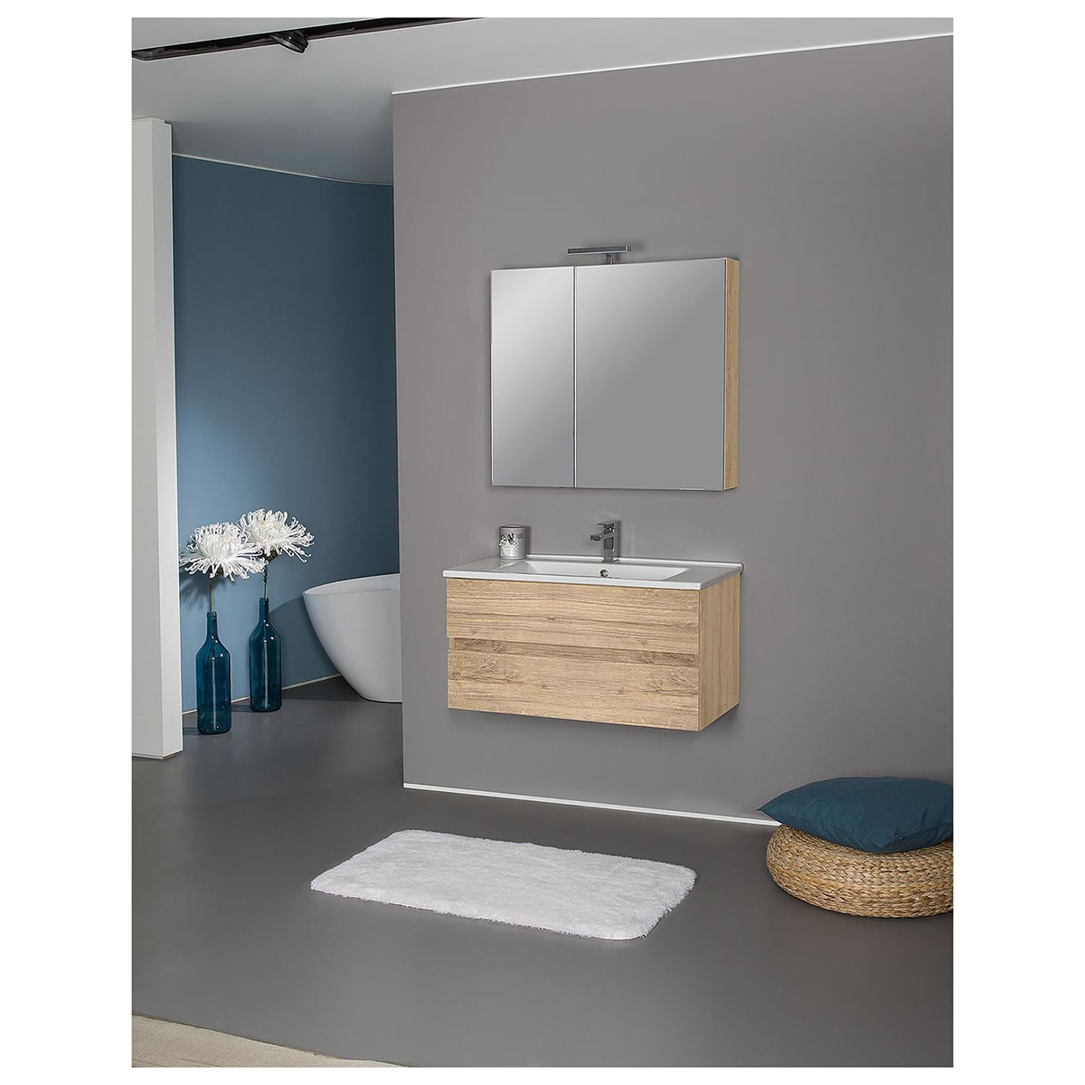 Badmöbel-Set EGAN Serie MAF, Asteiche - 93 229 03