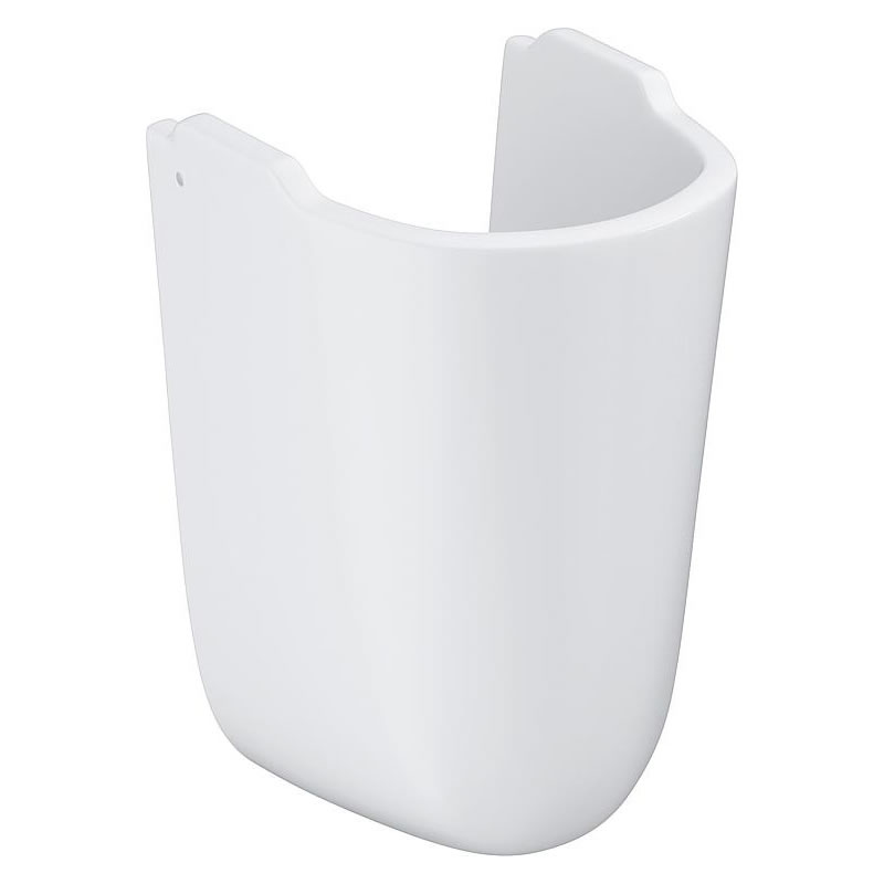 Halbsäule Grohe Bau, Keramik, alpinweiß - 39426000