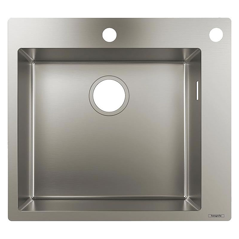 Einbauspüle Hansgrohe 450 S711-F450 Becken 450 x 400 mm mit Exzenterbohrung - 43305800