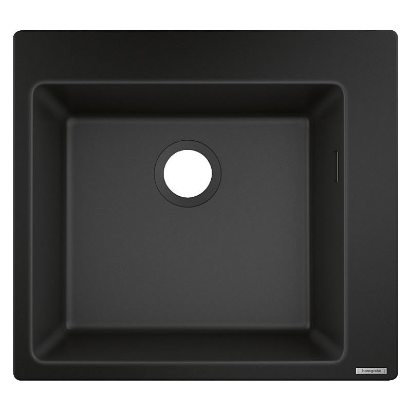 Einbauspüle Hansgrohe 450 S510-F450 Becken 450 x 400 mm, graphitschwarz - 43312170
