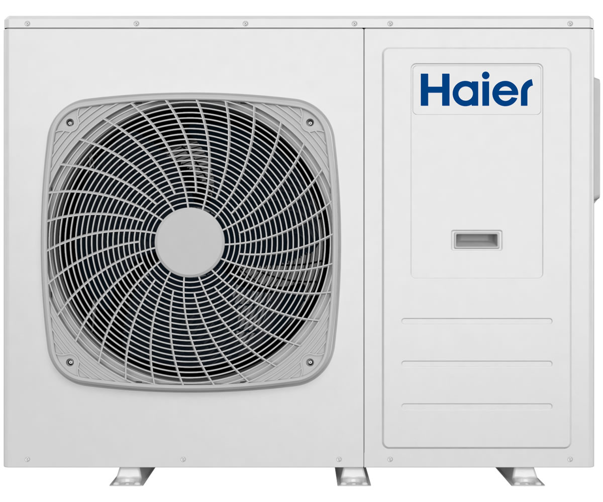 Haier Monoblock Luft-Wasser-Wärmepumpe 8 kW, R290, 3 kW Heizstab, inkl. Erstinbetriebnahme - HPM08-Nd2
