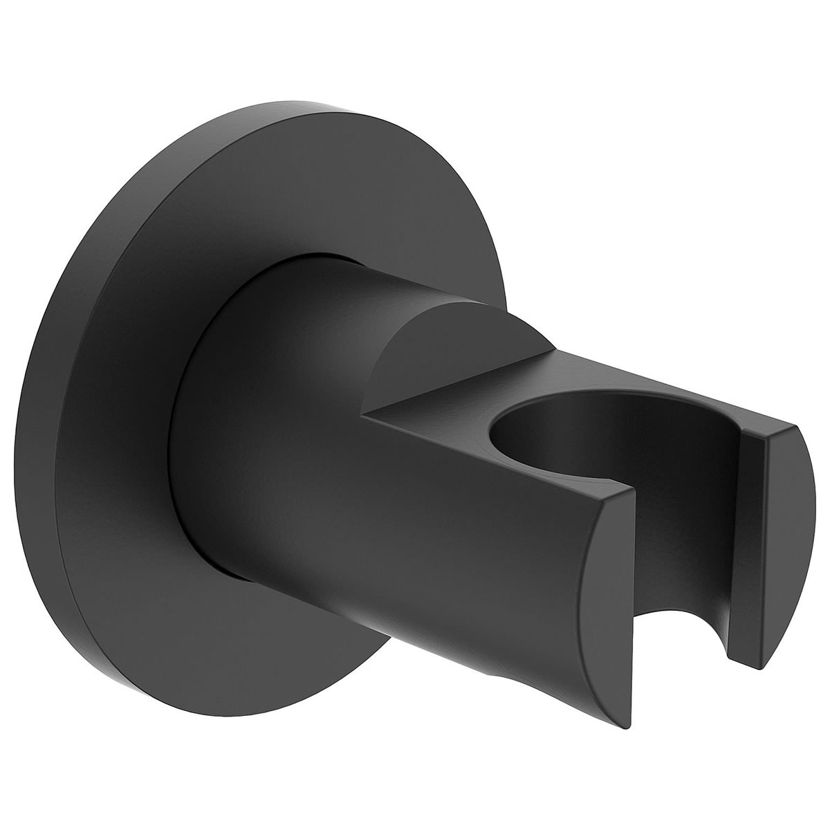 Brausehalter Ideal Standard Idealrain Round, schwarz matt - BC806XG