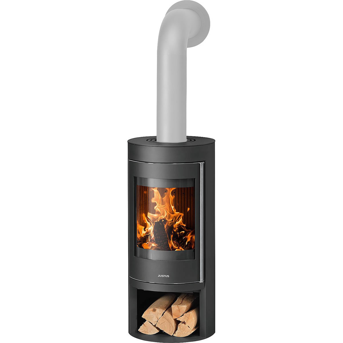 Kaminofen Justus Mino 2.0, Stahl schwarz, 5,5 kW - 4815 10