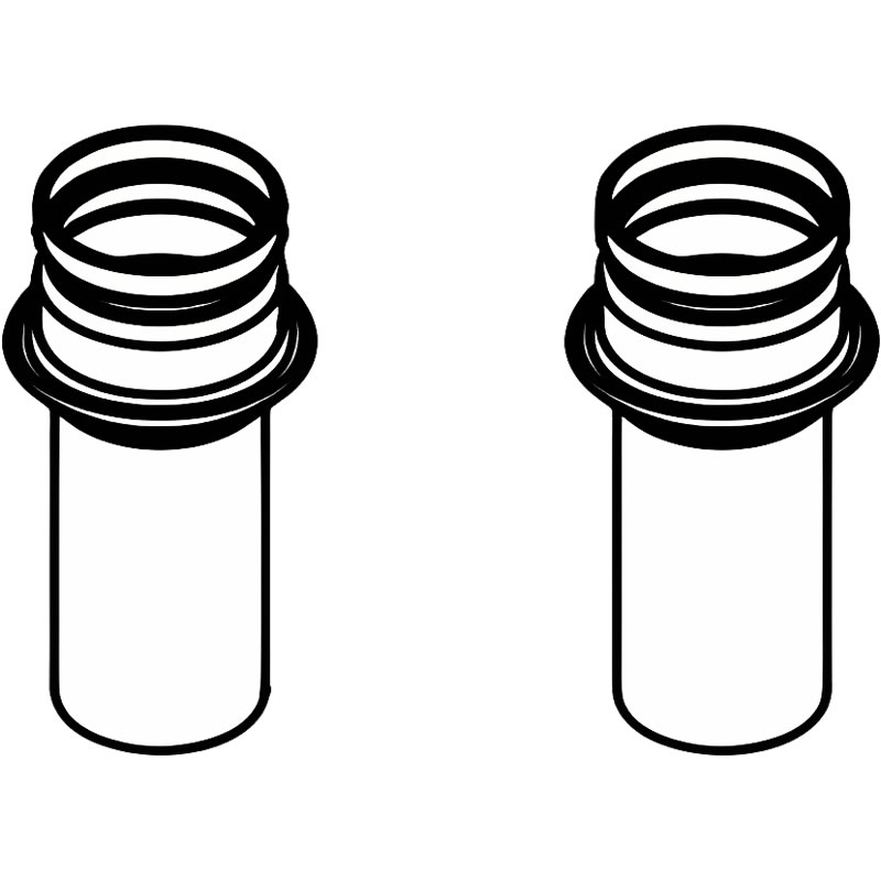 Viessmann Anschluss-Set für Konsole Bodenmontage mit Wanddurchführung - ZK06019