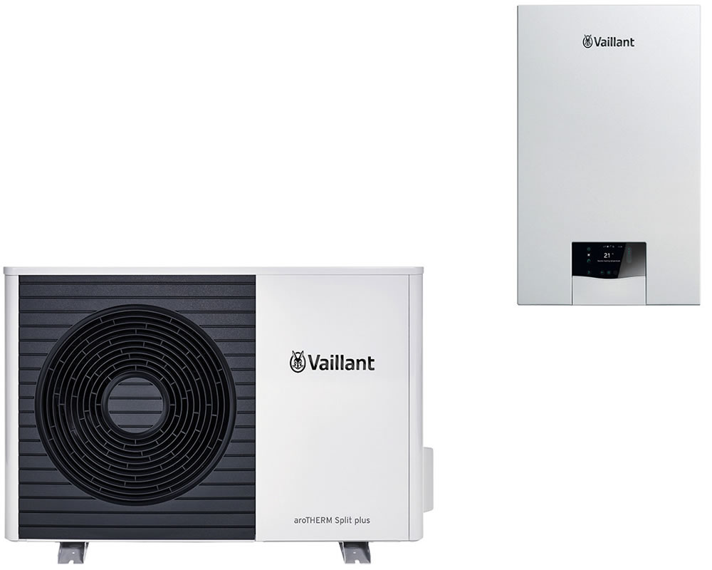 Vaillant Luft/Wasser Wärmepumpe aroTHERM Split plus VWL 35/8.2 AS S2 mit Hydraulikstation VWL 57/8.2 IS - 8000035041