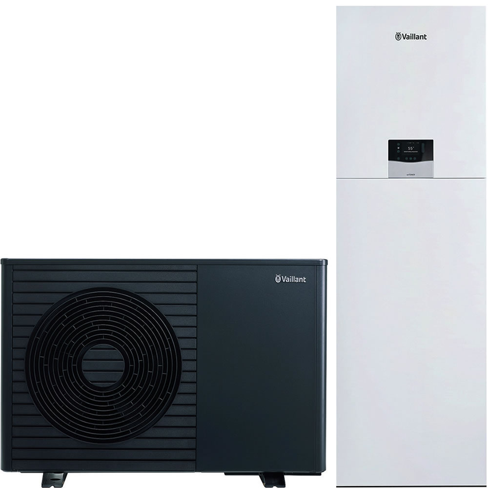 Vaillant Luft/Wasser Wärmepumpe aroTHERM pro 55/7.1 A mit uniTOWER VIH QW 190/7 C2 - 8000050528