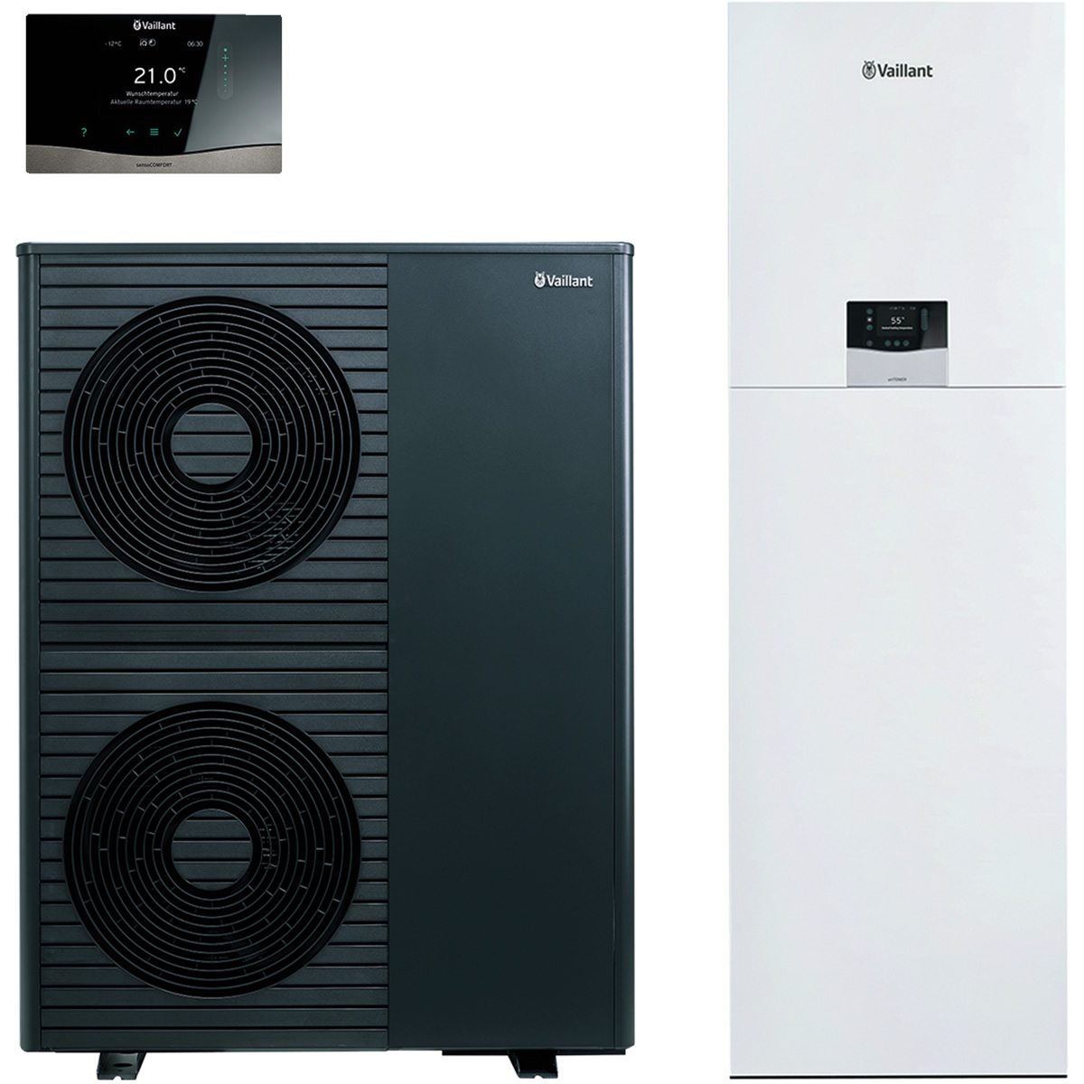 Vaillant Wärmepumpenpaket 4.3215 aroTHERM plus VWL 105/8.1 A mit uniTOWER plus, Regelung VRC 720/3 - 8000044772