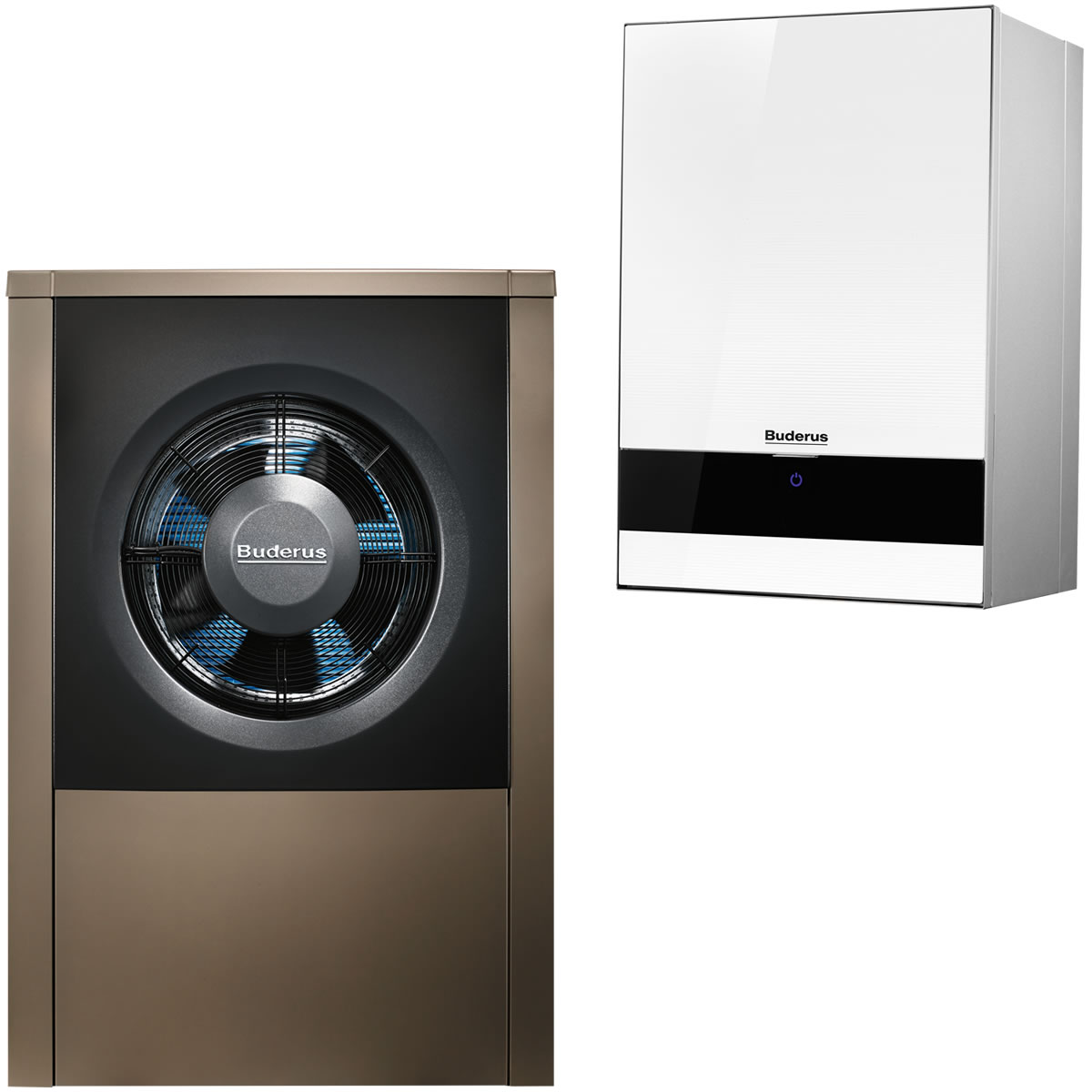 Buderus Luft-Wasser-Wärmepumpe Logatherm WLW196i-4 AR E mit integriertem Heizstab, weiß - 7739615456