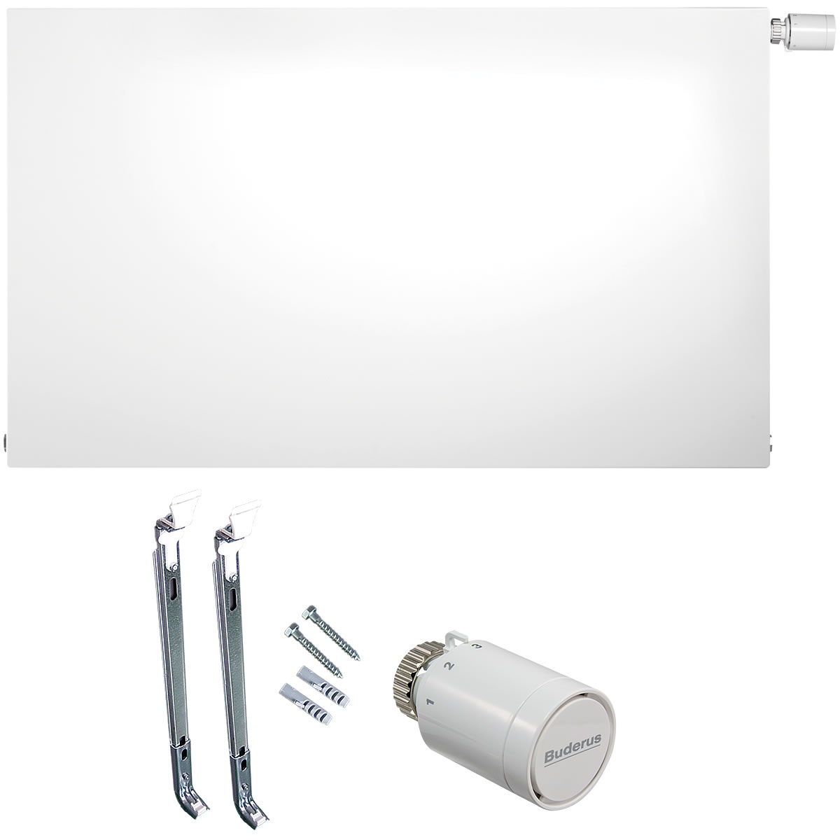 Ventil-Heizkörper Buderus Logatrend VC-Plan H 500 mm L 1000 mm Typ 33 - 1665/1060 Watt - Linksanschluss