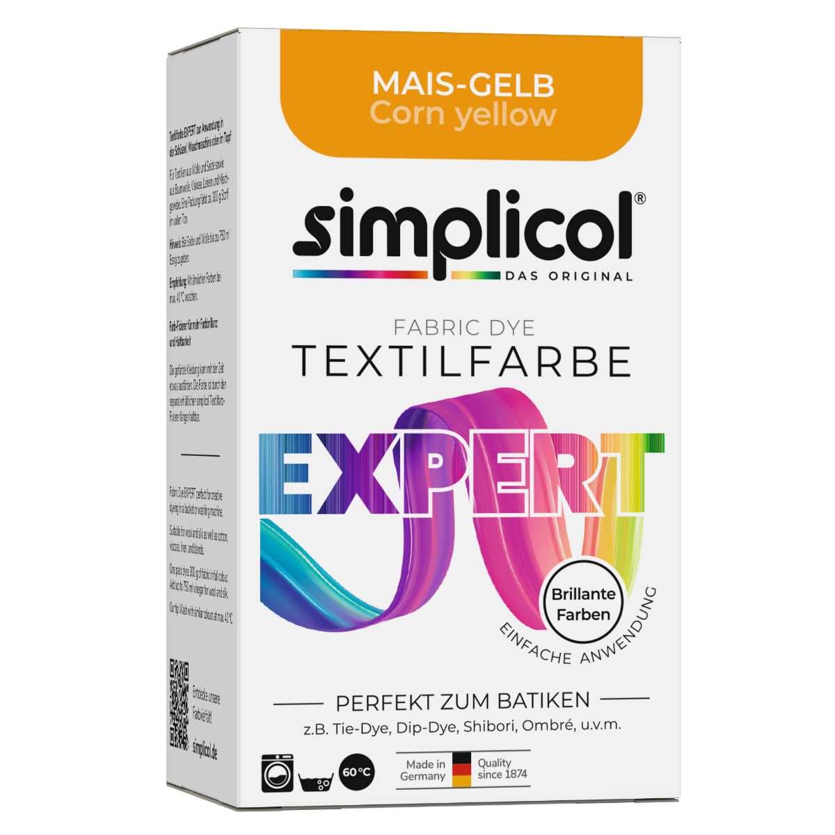 simplicol Textilfarbe expert Mais-Gelb