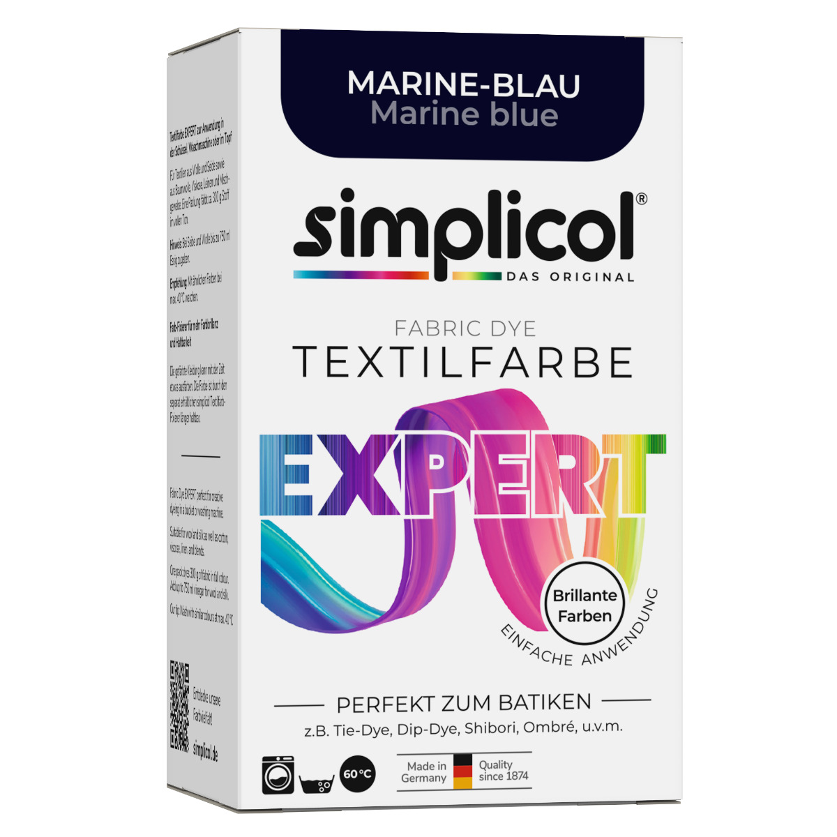 simplicol Textilfarbe expert Marine-Blau