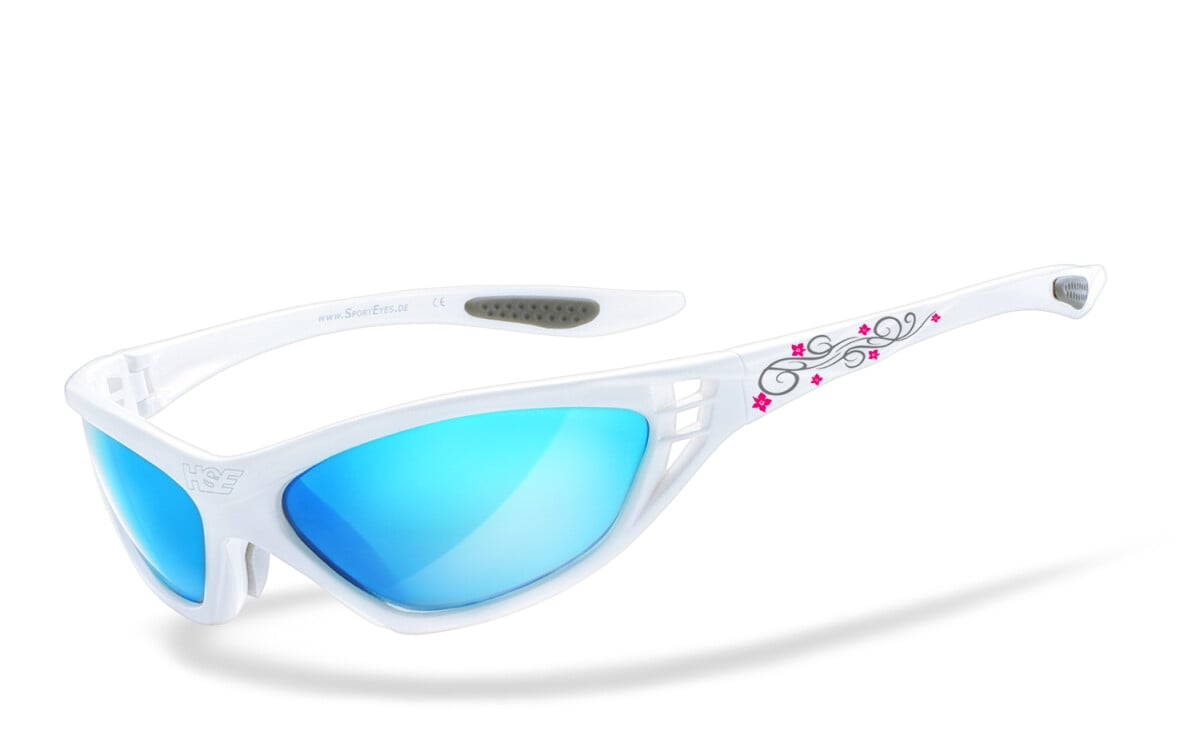 HSE - SportEyes | Sportbrille, Fahrradbrille, Sonnenbrille, Bikerbrille, Radbrille | SEHSTÄRKE möglich | SPEED MASTER 2.1 - tribal flowers