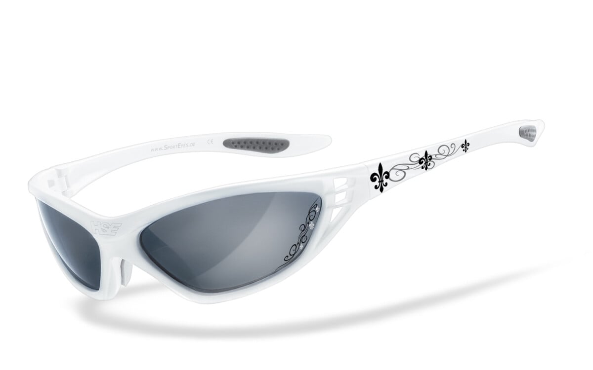 HSE - SportEyes | Sportbrille, Fahrradbrille, Sonnenbrille, Bikerbrille, Radbrille | SEHSTÄRKE möglich | SPEED MASTER 2.1 - tribal lilies