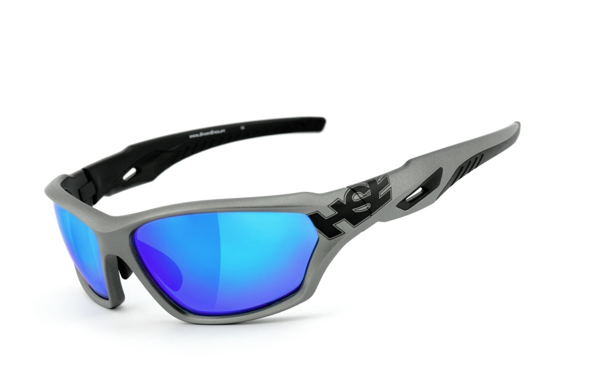 HSE - SportEyes | Sportbrille, Fahrradbrille, Sonnenbrille, Bikerbrille, Radbrille | SEHSTÄRKE möglich | 2093gm-abv laser blue