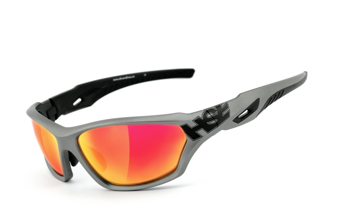 HSE - SportEyes | Sportbrille, Fahrradbrille, Sonnenbrille, Bikerbrille, Radbrille | SEHSTÄRKE möglich | 2093gm-arv laser red