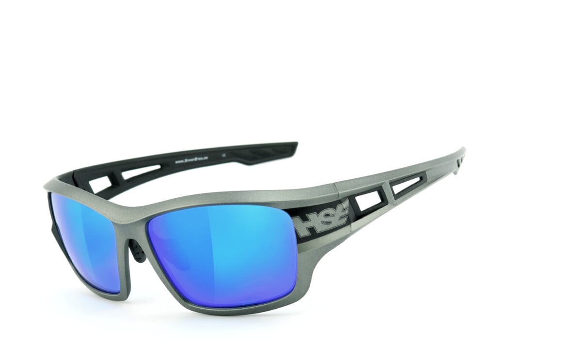 HSE - SportEyes | Sportbrille, Fahrradbrille, Sonnenbrille, Bikerbrille, Radbrille | SEHSTÄRKE möglich | 2095gm-abv laser blue