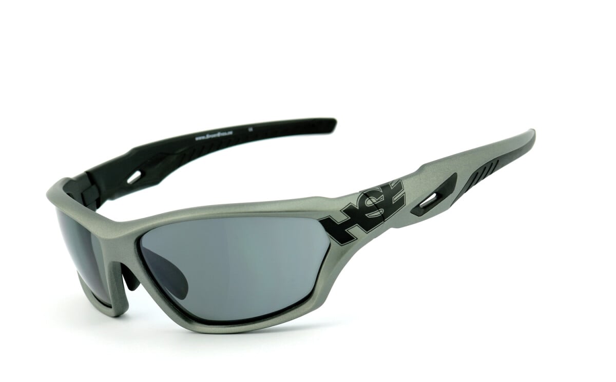 HSE - SportEyes | Sportbrille, Fahrradbrille, Sonnenbrille, Bikerbrille, Radbrille, selbsttönend | SEHSTÄRKE möglich | 2093gm-as (phototrope Gläser)
