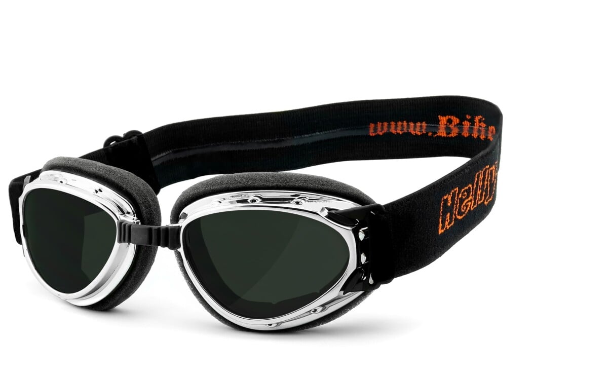 HELLY - No.1 Bikereyes | Motorradbrille, Motorrad-Sonnenbrille, Bikerbrille, winddicht, polarisiert | SEHSTÄRKE möglich | hurricane 3 (Polbrille)