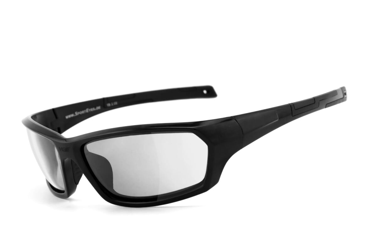 HSE - SportEyes | Sportbrille, Fahrradbrille, Sonnenbrille, Bikerbrille, Radbrille, selbsttönend | SEHSTÄRKE möglich | AIR-STREAM (phototrope Gläser)