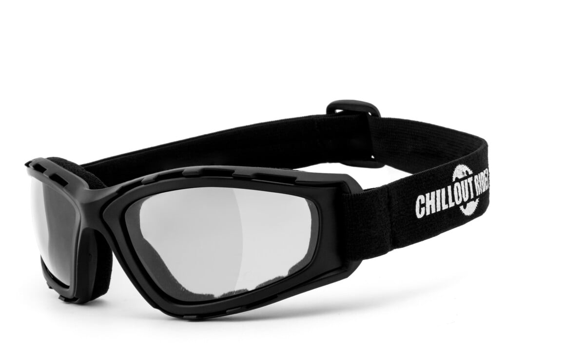 CHILLOUT RIDER | Motorradbrille, Motorrad-Sonnenbrille, Bikerbrille, winddicht, selbsttönend | CR005-as
