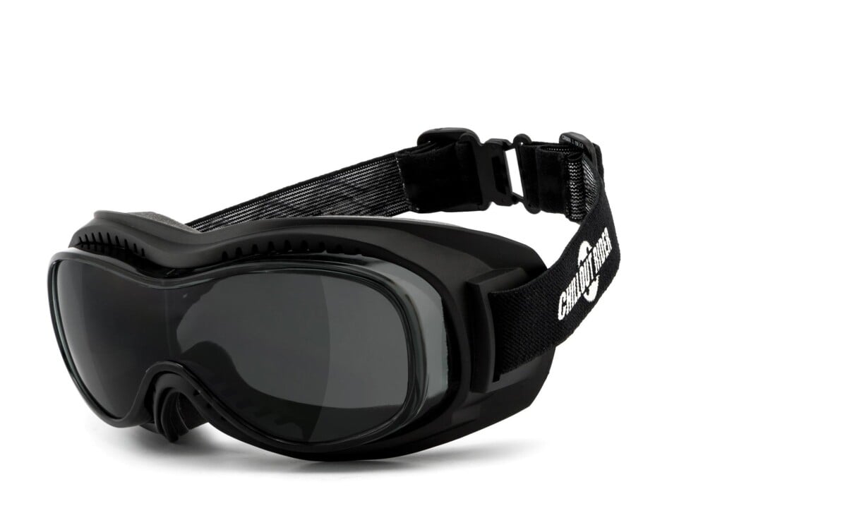 CHILLOUT RIDER | Motorradbrille, Überbrille, Motorrad-Sonnenbrille, Bikerbrille, winddicht | CR006-a