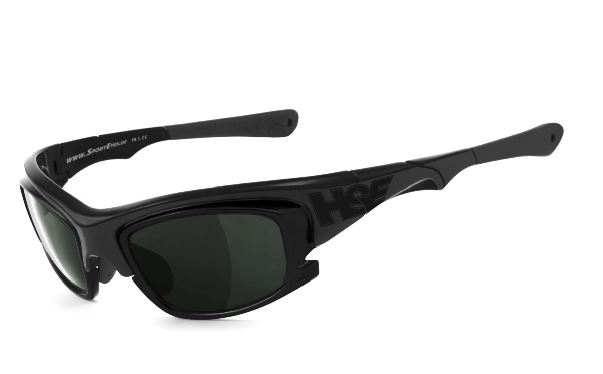 HSE - SportEyes | Sportbrille, Fahrradbrille, Sonnenbrille, Bikerbrille, Radbrille, polarisiert | SEHSTÄRKE möglich | 2015 (Polbrille)