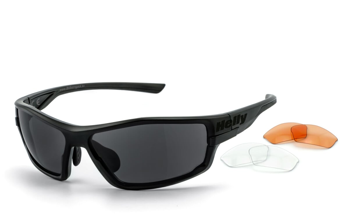HELLY - No.1 Bikereyes | Sportbrille, Fahrradbrille, Sonnenbrille, Bikerbrille, Radbrille | 597-a
