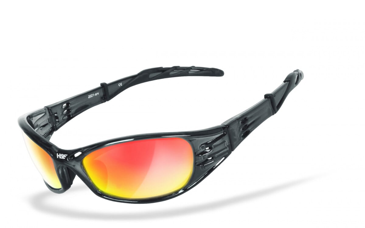 HSE - SportEyes | Sportbrille, Fahrradbrille, Sonnenbrille, Bikerbrille, Radbrille | SEHSTÄRKE möglich | STREET KING 2