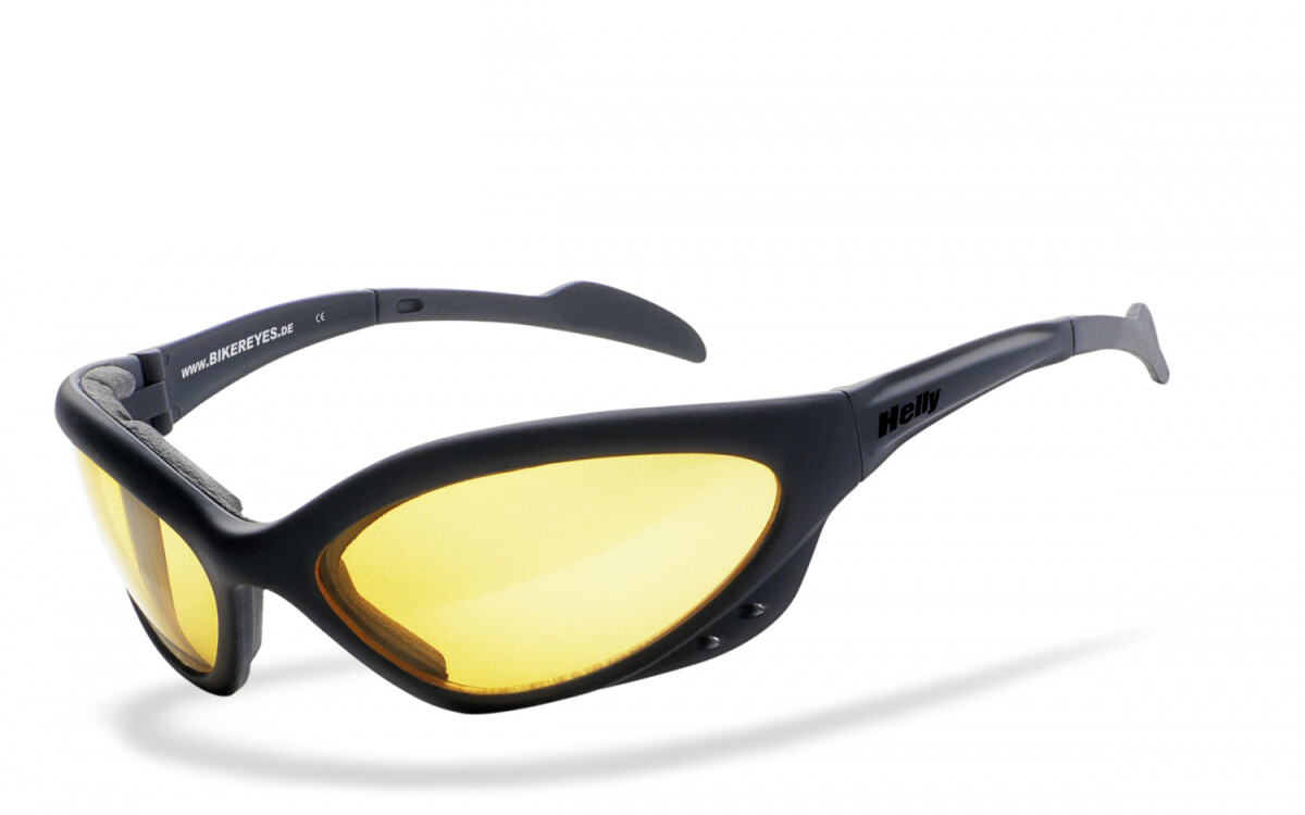 HELLY - No.1 Bikereyes | Bikerbrille, Motorrad-Sonnenbrille, Motorradbrille, winddicht, gepolstert | SEHSTÄRKE möglich | speed king 2
