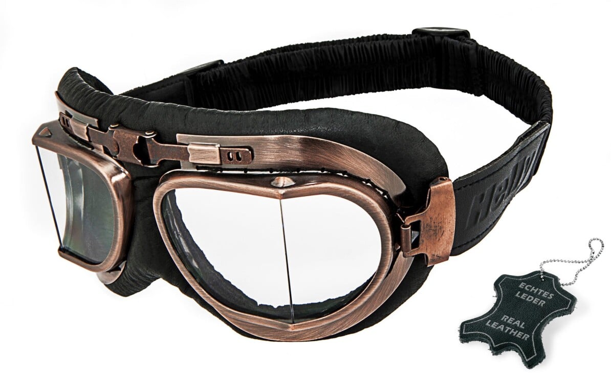 HELLY - No.1 Bikereyes | Motorradbrille, Motorrad-Sonnenbrille, Bikerbrille, winddicht, klassisch | 1410ak-n