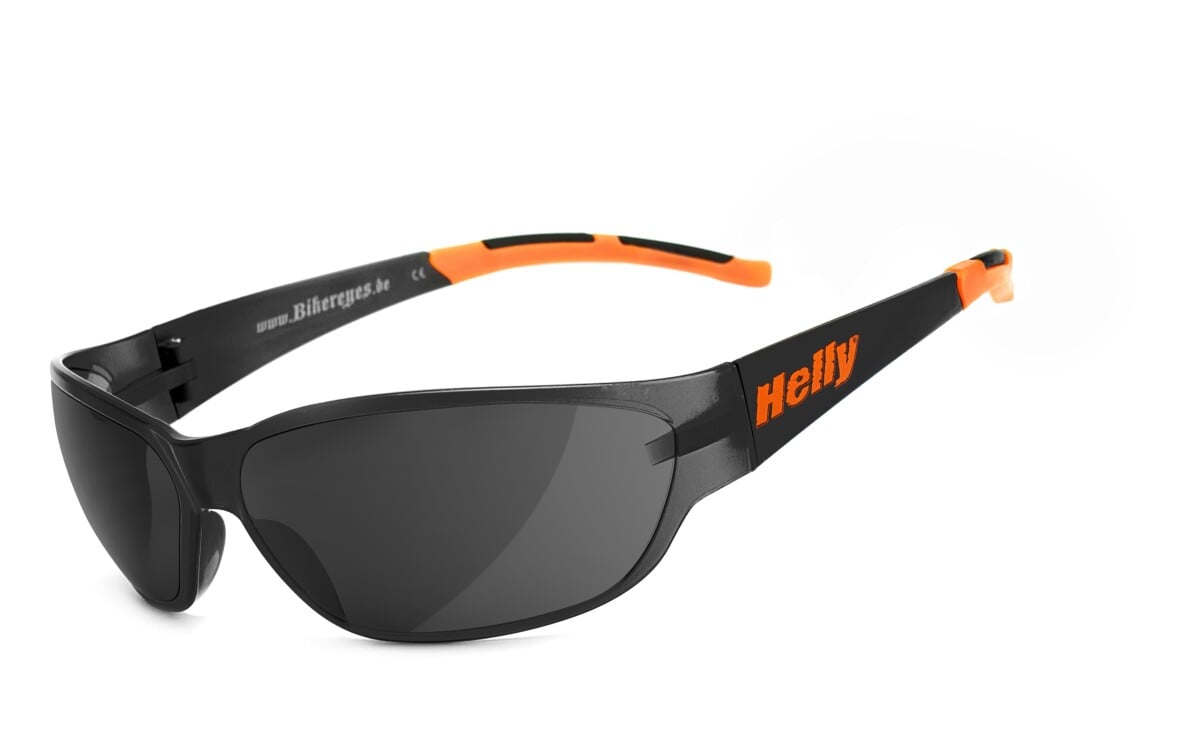 HELLY - No.1 Bikereyes | Bikerbrille, Motorrad-Sonnenbrille, Motorradbrille, winddicht | SEHSTÄRKE möglich | airshade