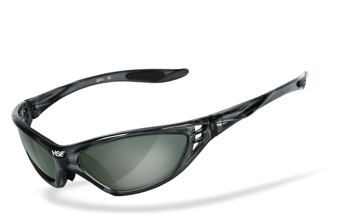 HSE - SportEyes | Sportbrille, Fahrradbrille, Sonnenbrille, Bikerbrille, Radbrille, polarisiert | SEHSTÄRKE möglich | SPEED MASTER 2 (Polbrille)