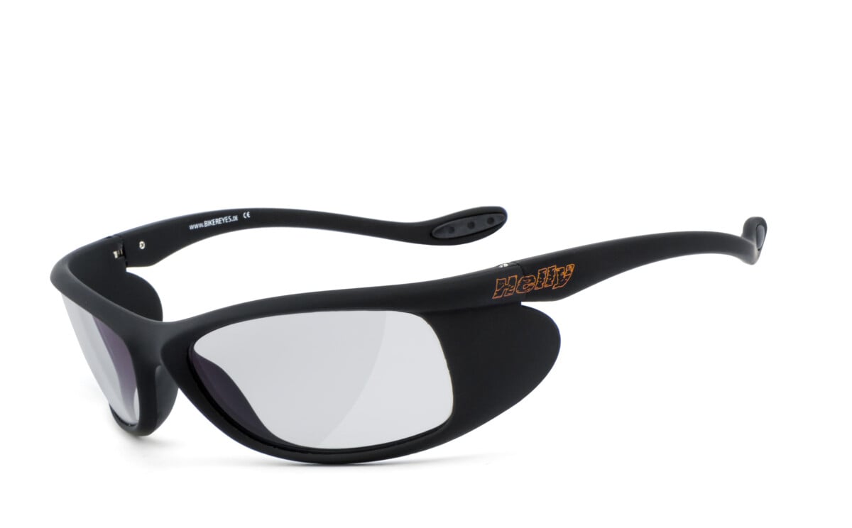HELLY - No.1 Bikereyes | Bikerbrille, Motorrad-Sonnenbrille, Motorradbrille, winddicht, selbsttönend | SEHSTÄRKE möglich | top speed 4 (phototrop)