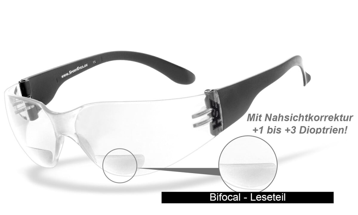 HSE - SportEyes | Sportbrille, Fahrradbrille, Sonnenbrille, Bikerbrille, Radbrille, bifokal | SPRINTER 2.3