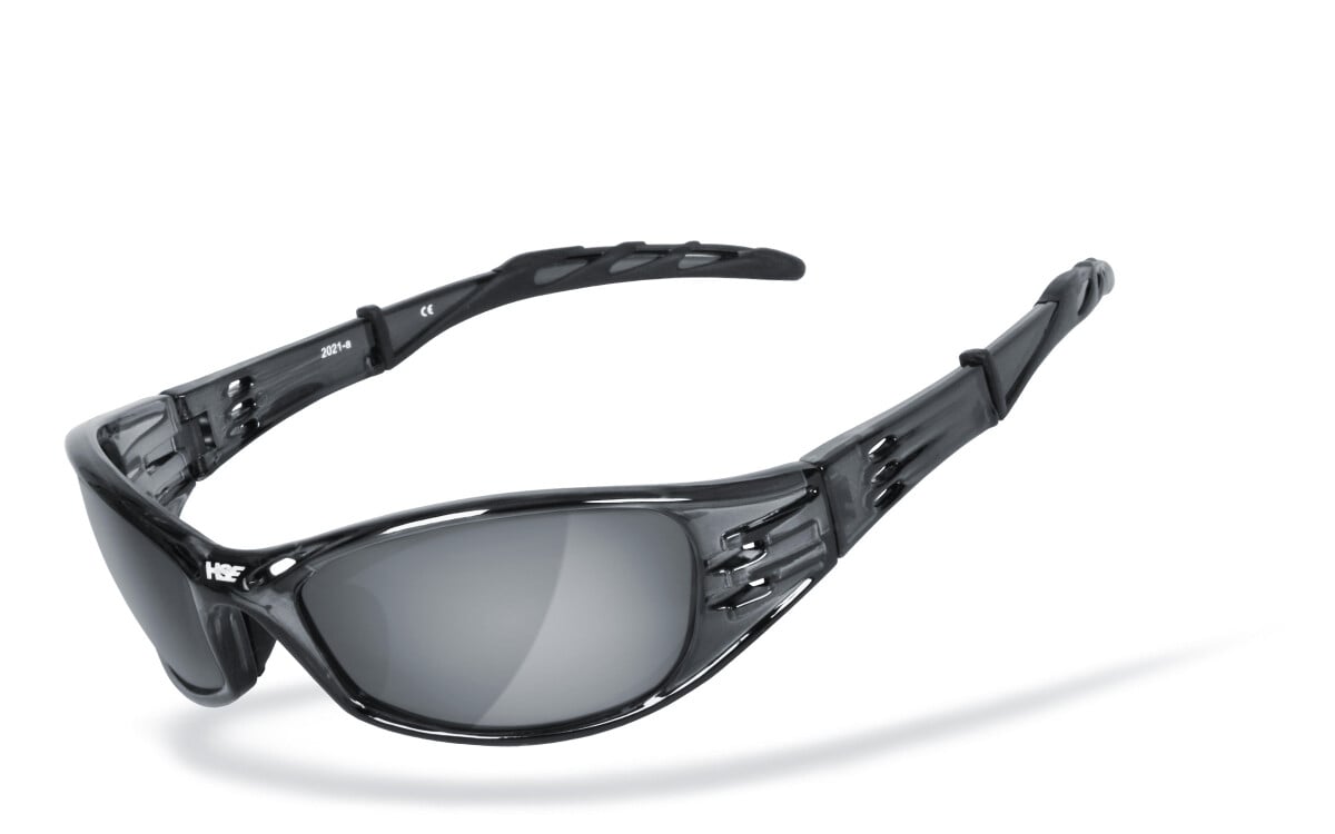 HSE - SportEyes | Sportbrille, Fahrradbrille, Sonnenbrille, Bikerbrille, Radbrille, selbsttönend | SEHSTÄRKE möglich | STREET KING 2 (phototrop)