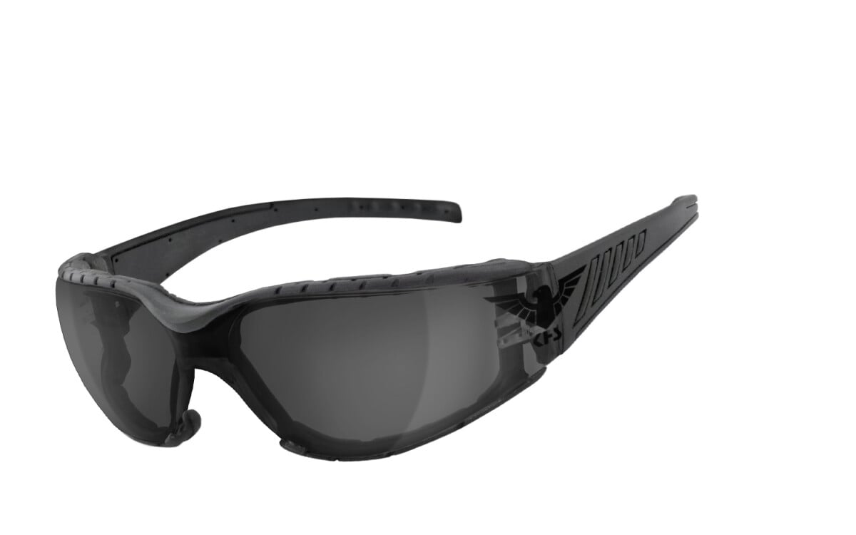 KHS | Taktische Brille, gepolstert | SEHSTÄRKE möglich | KHS-121b-a