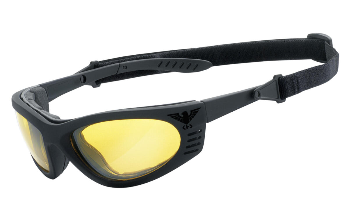 KHS | Taktische Brille, Ballistic Schutzbrille, gepolstert | SEHSTÄRKE möglich | KHS-101-x