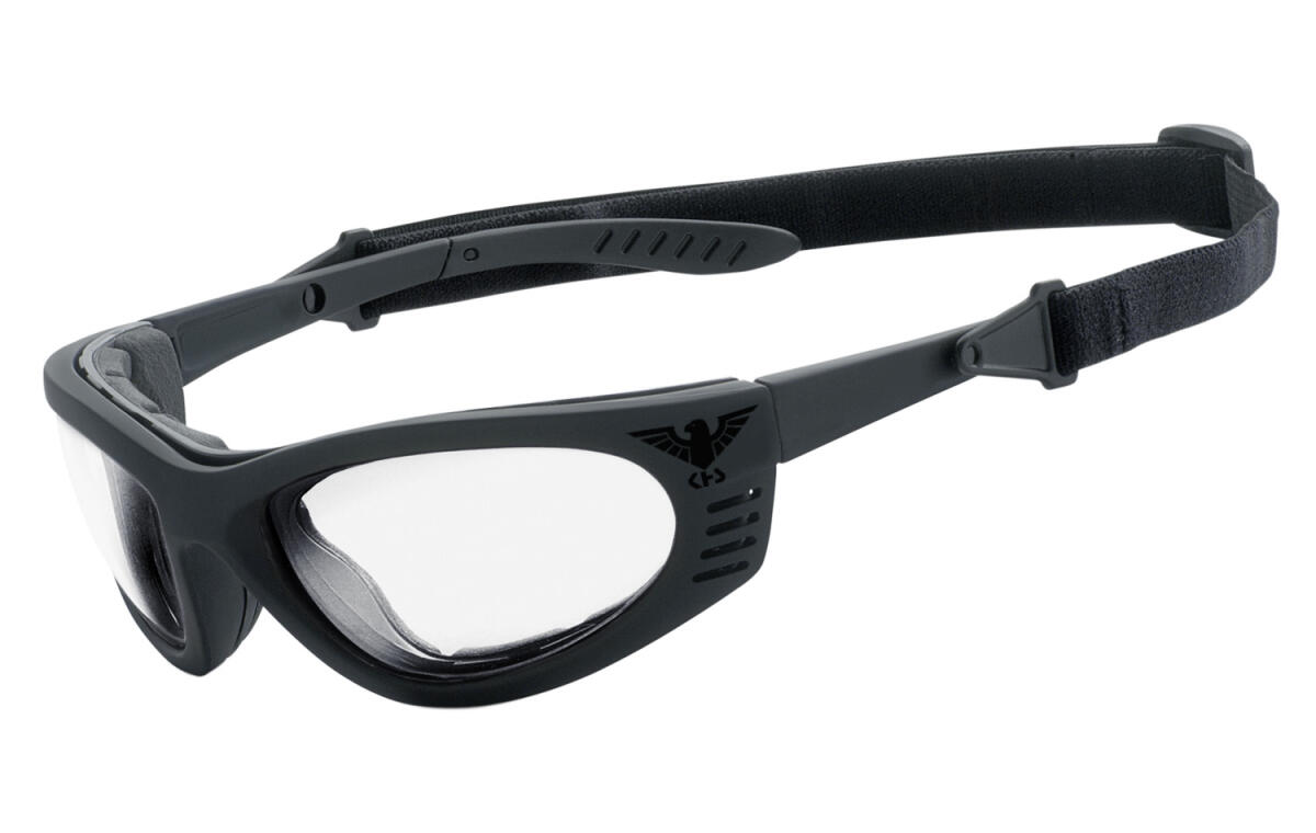 KHS | Taktische Brille, Ballistic Schutzbrille, gepolstert | SEHSTÄRKE möglich | KHS-101-n