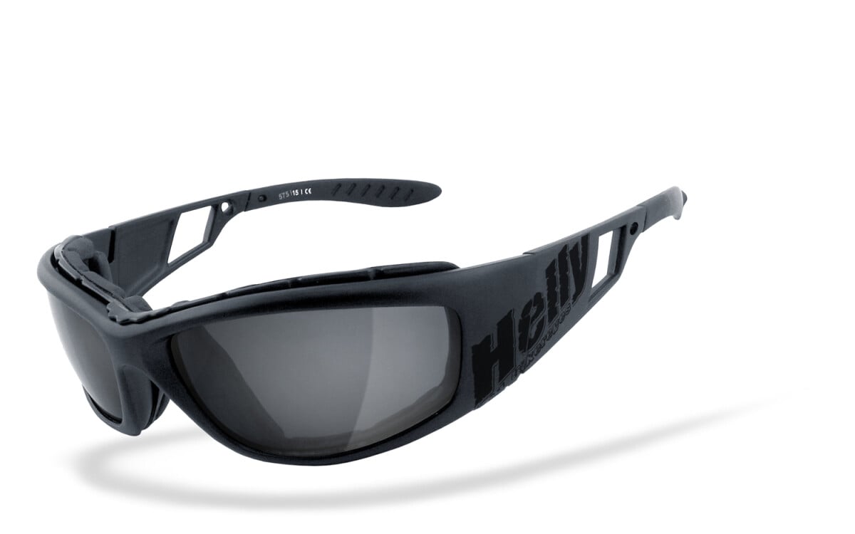 HELLY - No.1 Bikereyes | Motorradbrille, Motorrad-Sonnenbrille, Bikerbrille, winddicht | SEHSTÄRKE möglich | vision 3